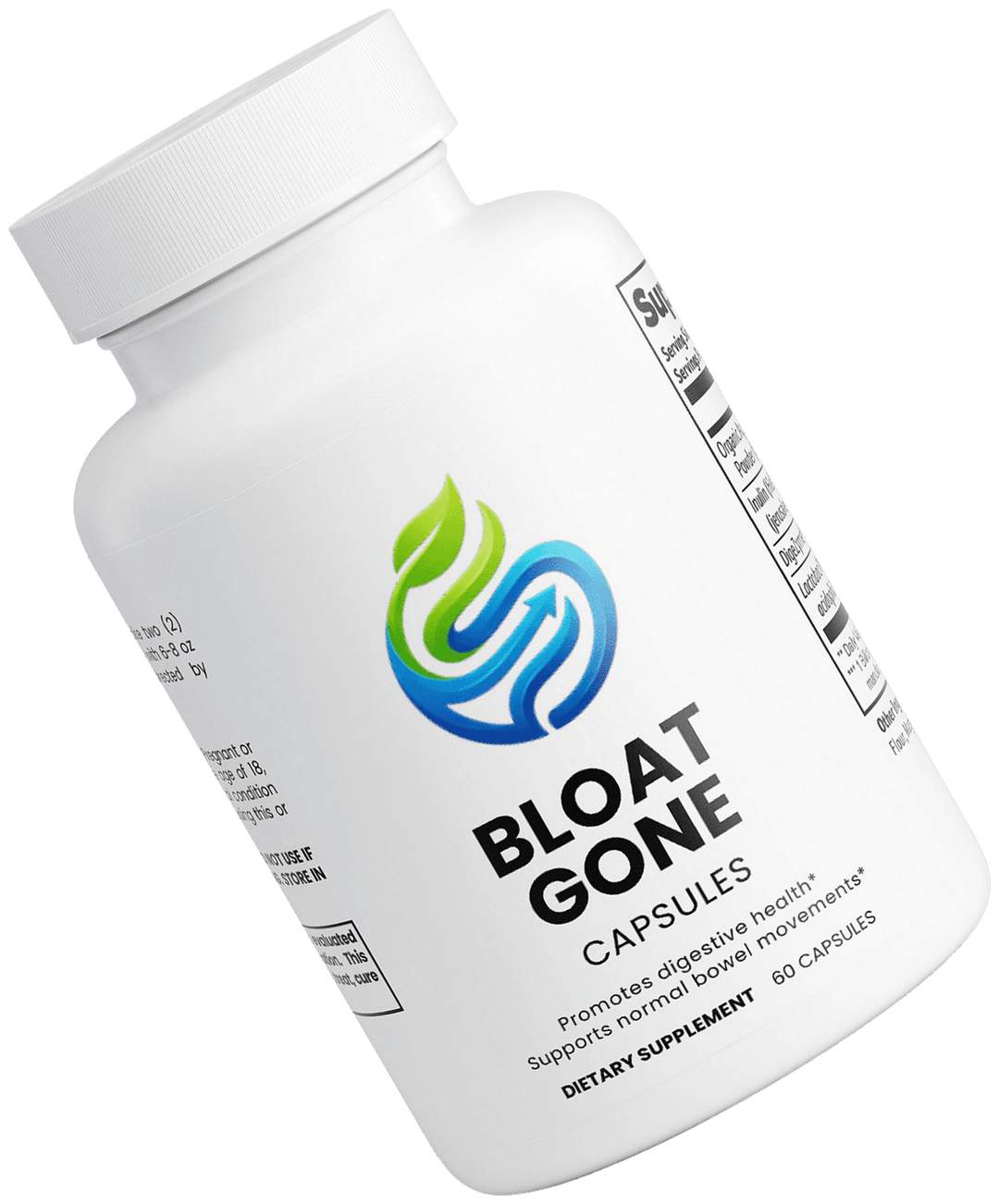 Bloat Gone Supplement Bottle